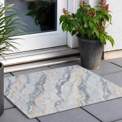 Addison Rugs Machine Washable Indoor/ Outdoor Contemporary Dell Chantille Rug