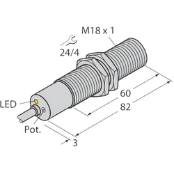 Turck Eintauchsensor FCS-M18-LIX