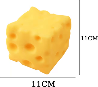 Inspire Curations Giant Cheese Squishy Toy Slow Rebound Squeeze Fidget Toy 5 7 11cm 11cm 1pc