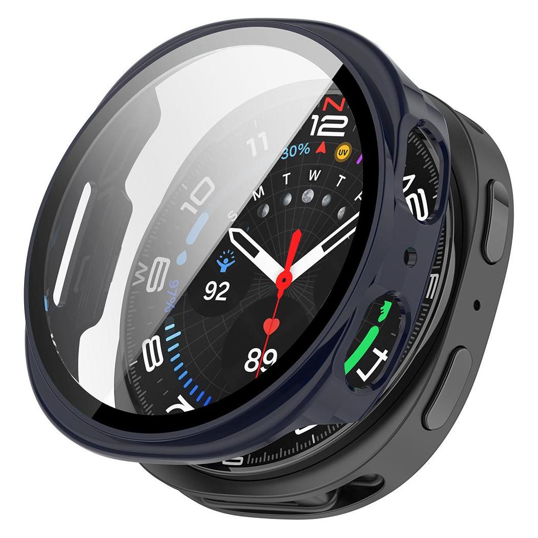 Techsuit - Defense360 Pro + Screen Protector - Samsung Galaxy Watch8 44mm - Oxford Blue (59672157)