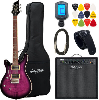 Harley Benton CST-24T LH Purple Burst Set Purple Burst