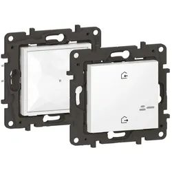 Legrand 863600 Niloe Step with Netatmo Starterpaket (Gateway + Master-Switch), Farbe Ultraweiß
