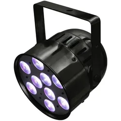 Eurolite Set 4x LED PAR-56 HCL Short sw + EPS Case (10 W, LED), Scheinwerfer, Mehrfarbig, Schwarz