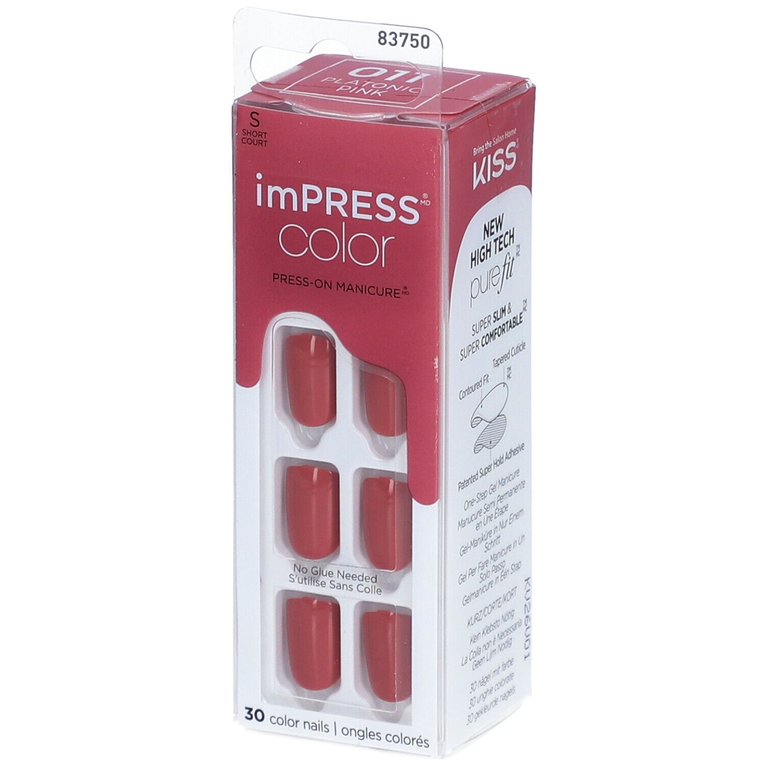 Kiss ImPress Color Nail Kit Platonic Pink 1 St Keine Angabe