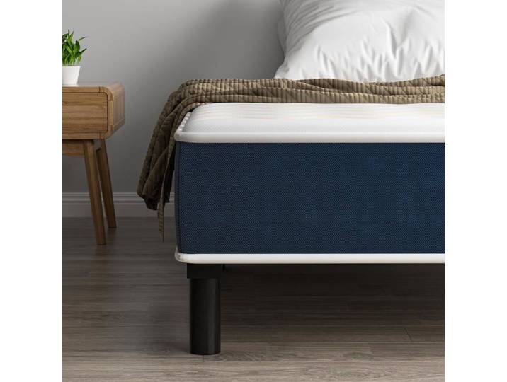 TEENO Ensemble Matelas et Sommier 90x190x15cm Matelas Mousse à Mémoire Haute Densité