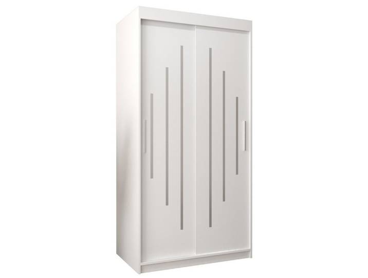 ABIKS MÖBEL Schwebetürenschrank YORK Schlafzimmerschrank - mit Kleiderstange, Regalen