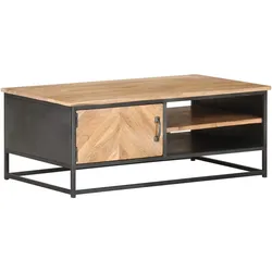 vidaXL Couchtisch 90x50x35 cm Massivholz Akazie