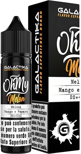 Galactika Ohmy Melon Ohmy Vale Liquido Shot 20ml Melone Mango Papaya Crema
