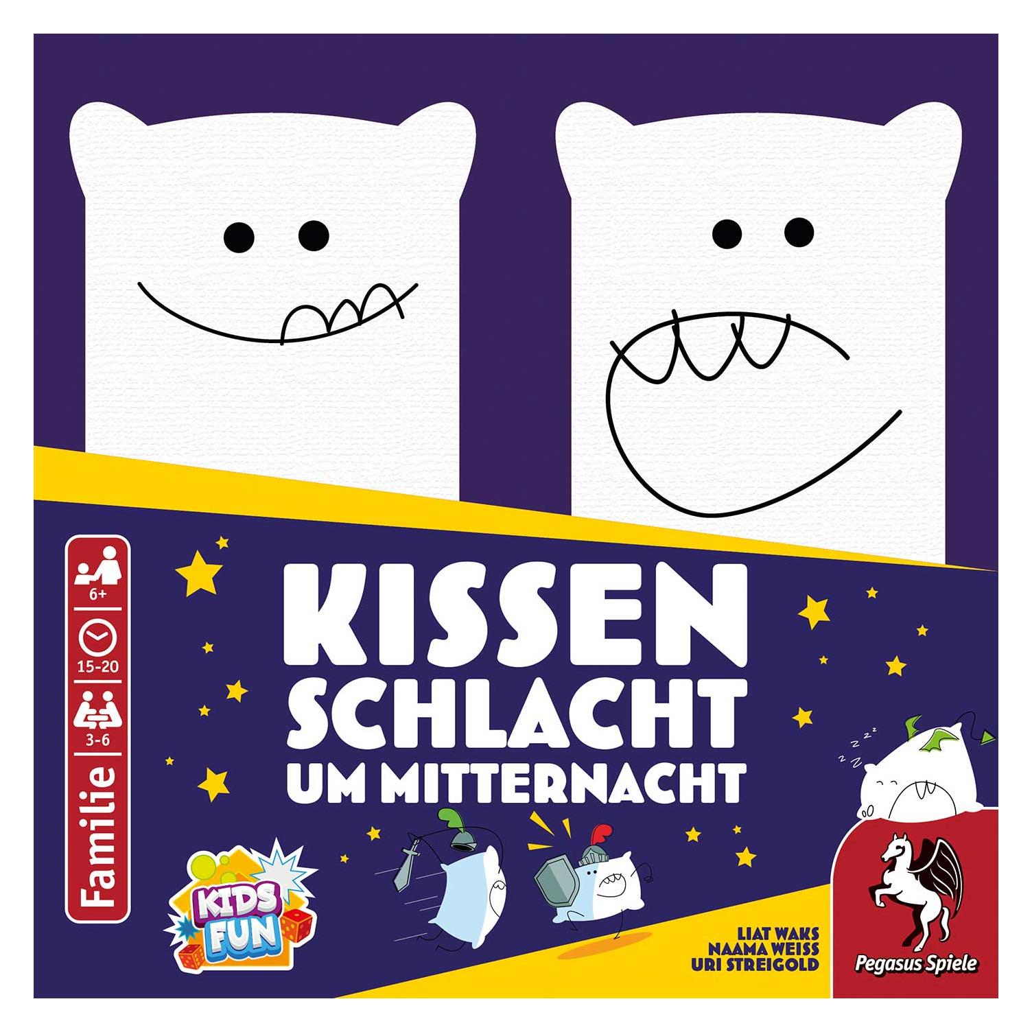 Pegasus Kissenschlacht um Mitternacht (Deutsch, 3 - 6 Spieler) (57136G)