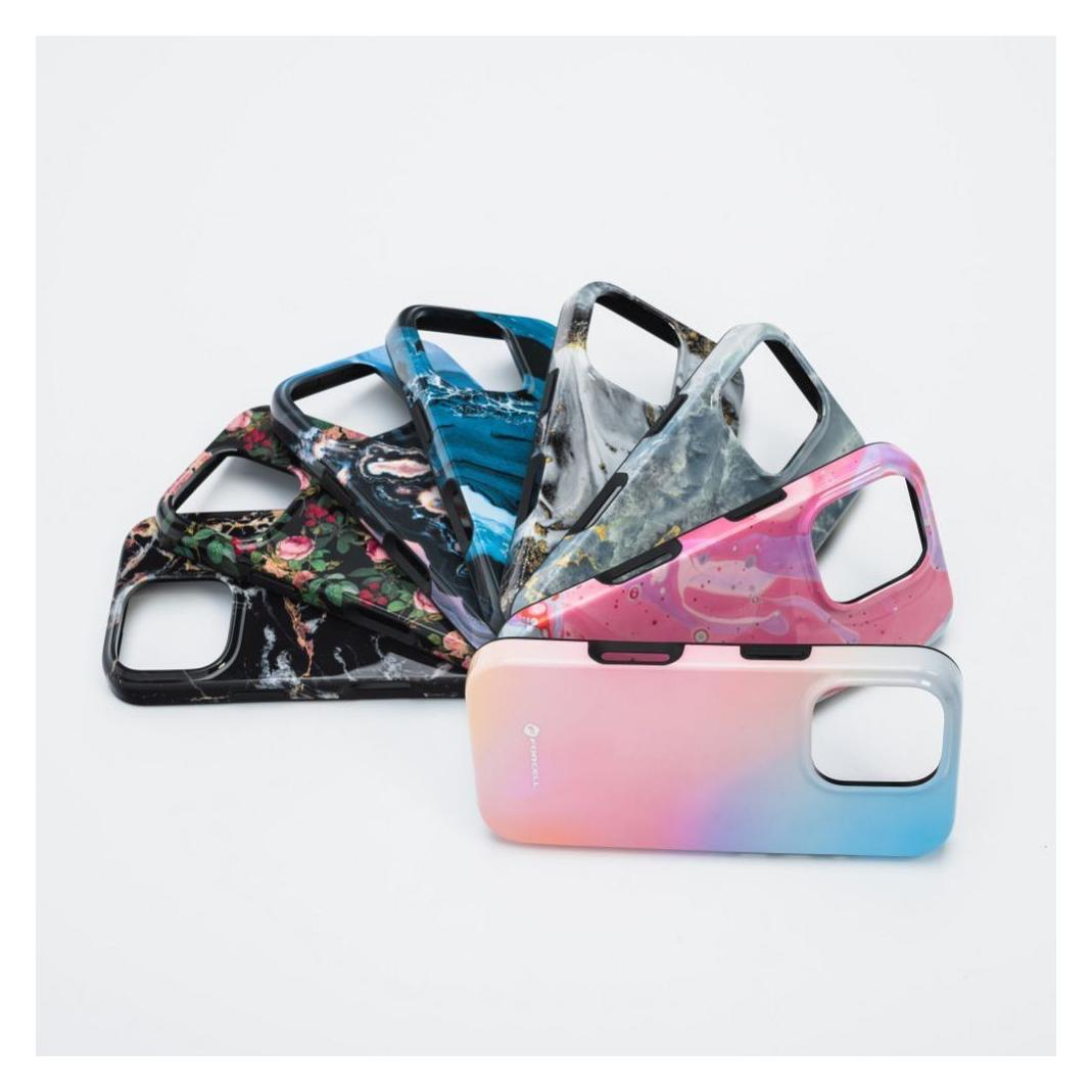 Forcell F-Protect Mirage Hülle - Militär-Falltest bestanden - MagSafe - iPhone 15 - Rose Drama (Apple iPhone 15) (59423940)