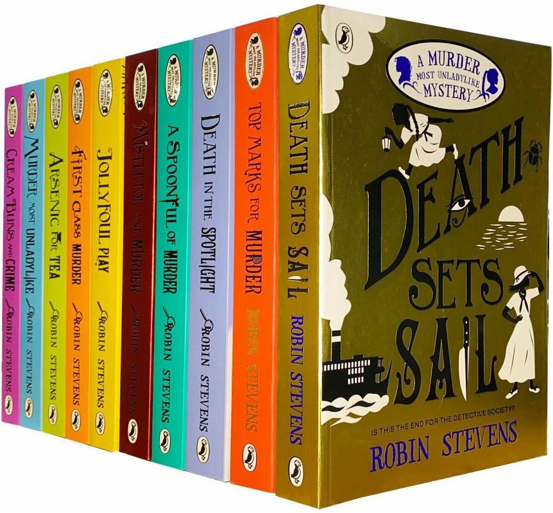 Puffin Robin Stevens A Murder Most Unladylike Mystery Collection 10 Books Set   Children’s Detective & Mystery Books