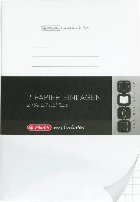 Herlitz Refill flex A4 2x40 Blatt kariert FSC Mix