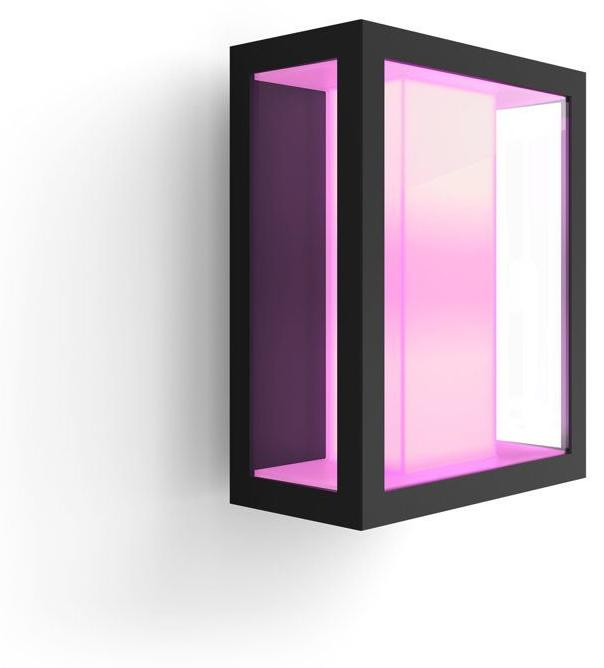 Philips Hue Impress Large buitenwandlamp zwart met wit en kleurrijk LED-licht IP44