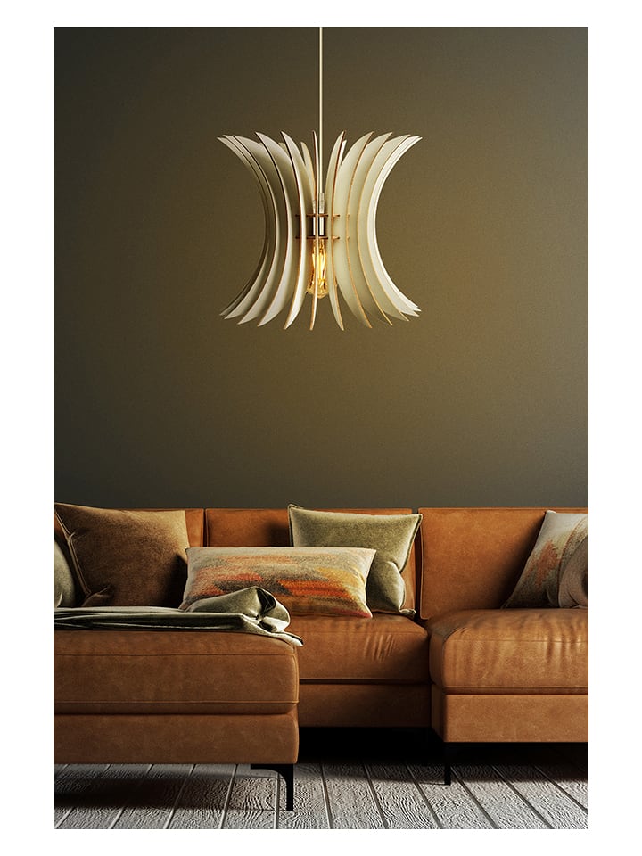 ABERTO DESIGN Hängeleuchte in Weiß - Ø 35 cm - onesize