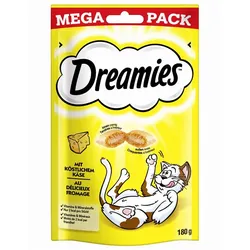 Dreamies Cat  mit Käse Mega Pack | 4x 180g Katzensnack