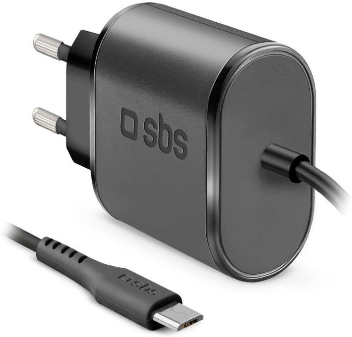 CARREGADOR TELEMÓVEL SBS MICRO USB PR