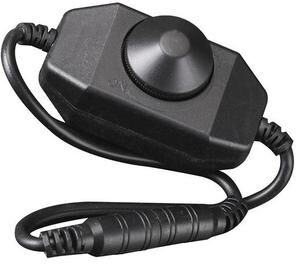 United Premium LED Strip Knob Dimmer Controller Smooth Brightness For Single Color LED Lights black
