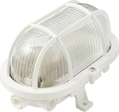 Sygonix Feuchtraumleuchte E27 60W Weiß