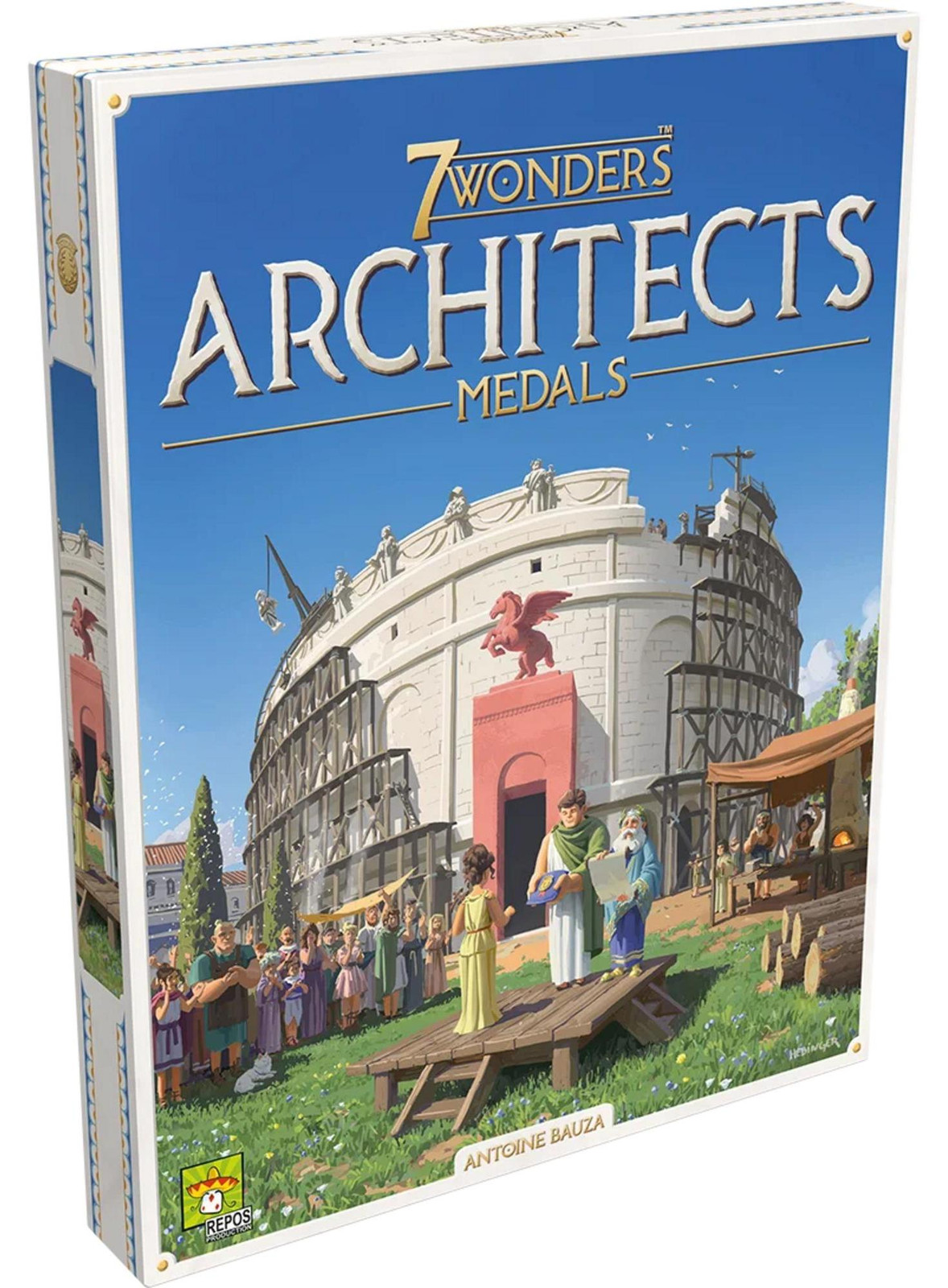 7 Wonders: Architects - Medailles uitbreiding van Repos Production