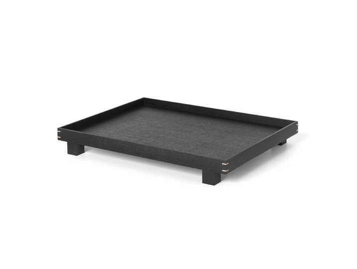 Ferm Living - Bon Holztablett, large / schwarz