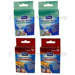 Wasserfeste Pflaster Strips Fingerverbände Wundschutz Set 40 Stück hautfarben