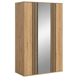 Drehtürenschrank TOFTA Eiche Artisan, Anthrazit