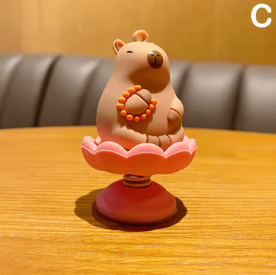 Inspire Curations Spring Bobble Capybara Dashboard Ornament For Car Interior c