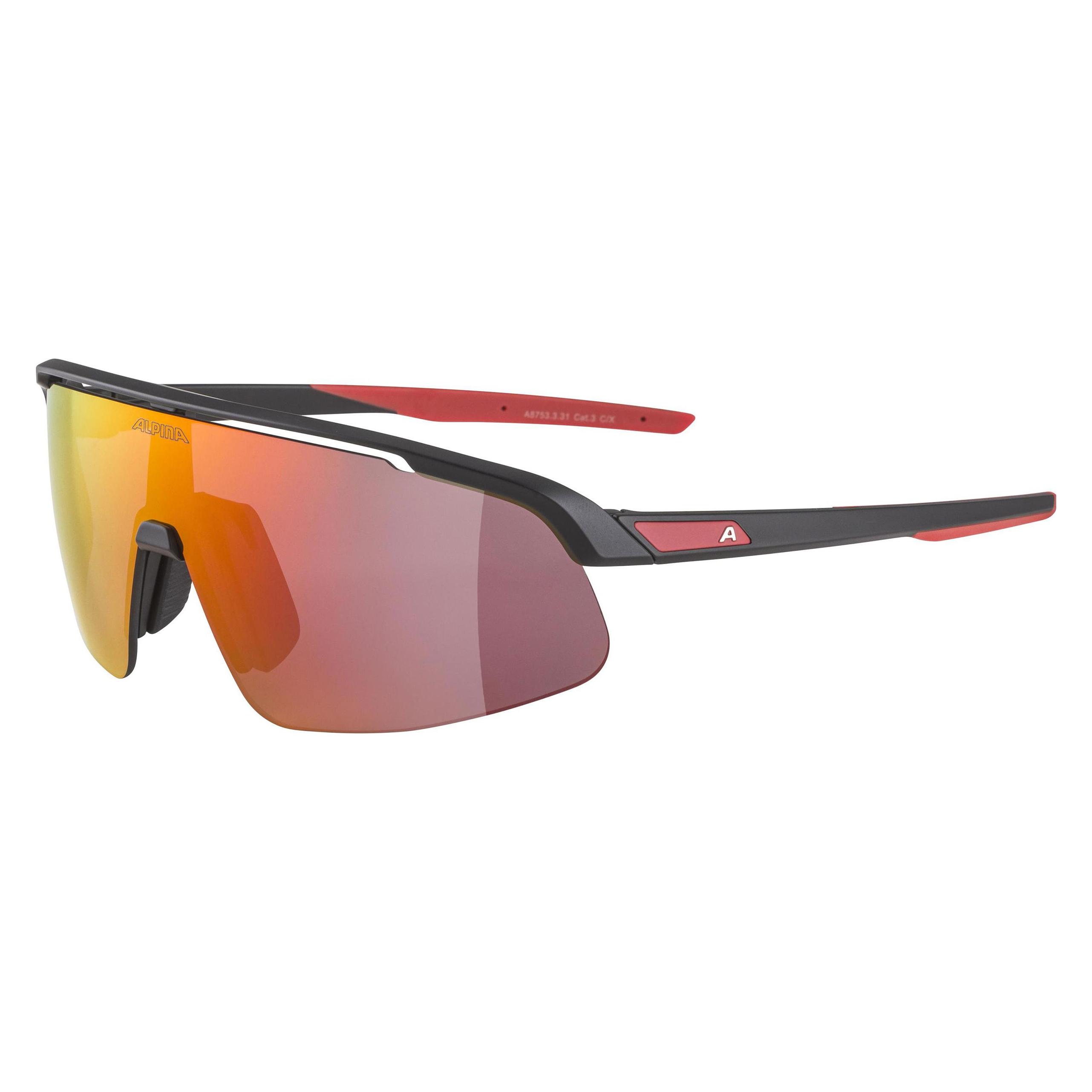 Alpina Turbo Pro Youth (Black Matt, Red Mirror) (49049501)