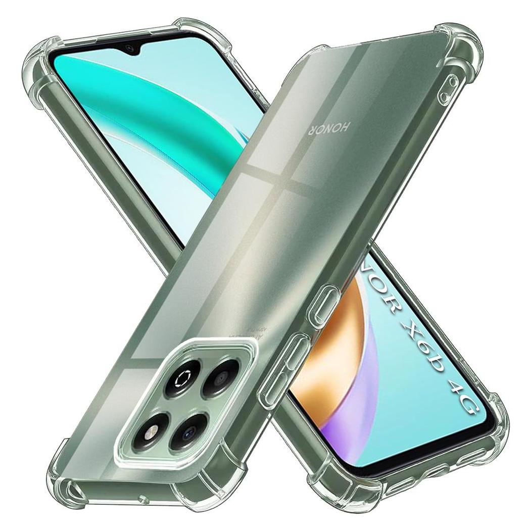 Techsuit - Shockproof Clear Silicone - Honor X6b - Clear (Honor X6) (56358886)