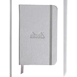 Rhodia Webnotebook Rhodia A6 96 Blatt liniert 90g - Silber 118067C