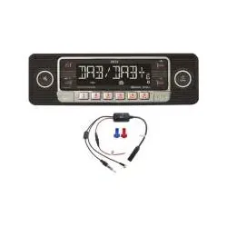 Dietz RETRO301DAB-BT-SPL 1-DIN Dietz Retro Radio DAB+, BT, MP3, USB, RDS, sch...