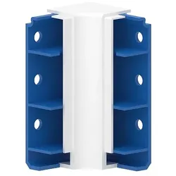 GGK 114111 Inneneck 4D 20x80mm-9010, Kunststoff hfr, 2-teilig, weiß 4D 20x80-IE 4D20x80IE  - 24 Stück