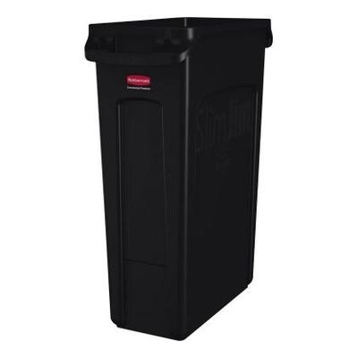 Gastronoble Rubbermaid Abfallbehälter Slim Jim FG354060BLA 87l schwarz