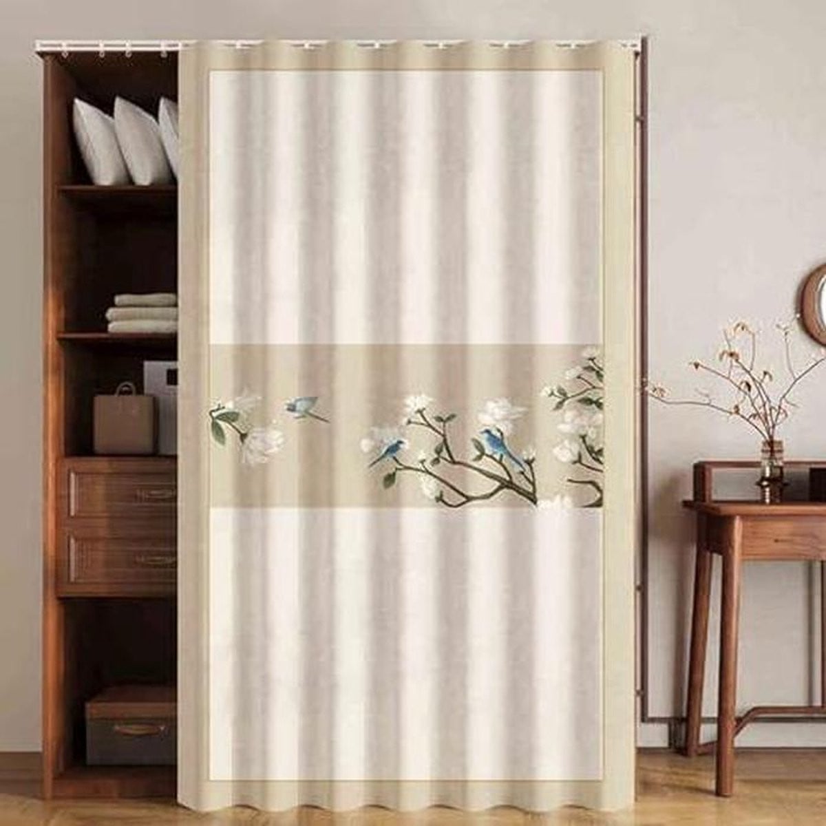 Stofgordijn voor kast om kleding te beschermen, Stijl A, 50 x 100 cm