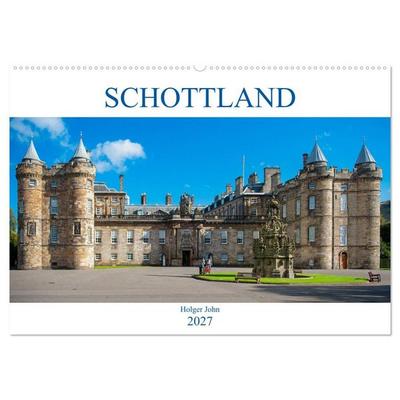 Blickpunkte SCHOTTLAND (Wandkalender 2027 DIN A2 quer), CALVENDO Monatskalender