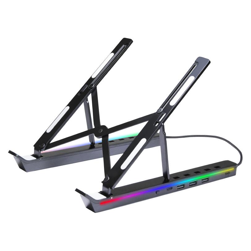 Blackstorm X15 Laptop-Ständer mit USB-Anschlüssen und RGB-Licht (57568410)