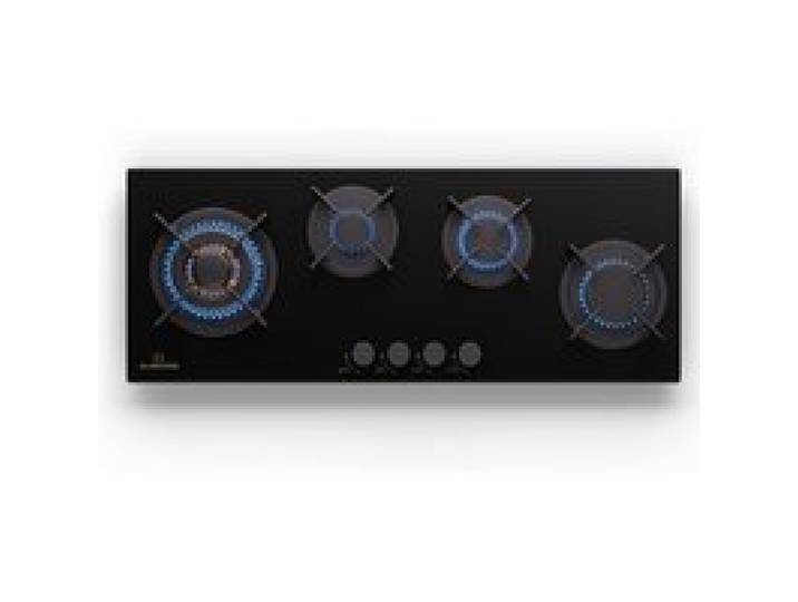 Klarstein Goldflame 4 Slim table de cuisson à gaz 4 feux acier inoxydable