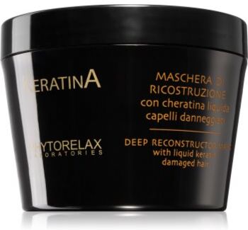 Phytorelax Laboratories Keratina máscara de queratina para tratamento de cabelo danificado 250 ml. Keratina