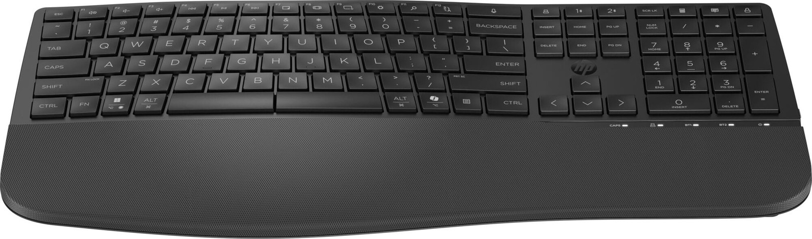 HP 680 Comfort Draadloos Toetsenbord met Dubbele Modus, Bluetooth en RF, Zwart