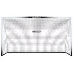 Hudora: Pro Tect Advanced Metall-Fußballtor, 360 cm – weiß-schwarz