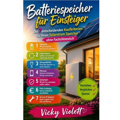 Batteriespeicher für Einsteiger, Taschenbuch von Vicky Violett, Epubli, 978-3-565-56042-4