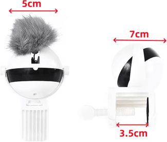 Inspire Picks Automatic Retractable Cat Teaser Ball Interactive Electric Motion Toy For Cats lifting Ball
