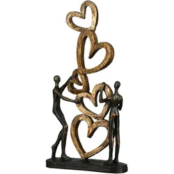 Gilde, Deko Figuren + Skulpturen, Poly Skulptur "Herz auf Herz" 98269