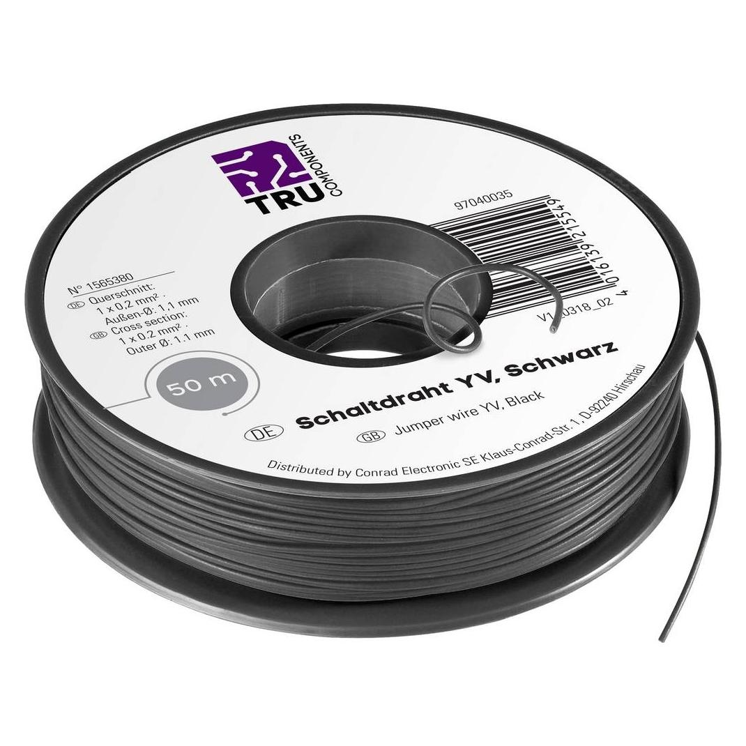 Tru Components YV Schaltdraht (50 m) (1565380)