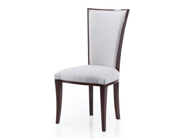Xlmoebel Esszimmerstuhl XLMOEBEL Designerstuhl aus Massivholz in dunklem Holzton, Made in Europa