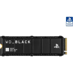 WD_BLACK SN850P NVMe™ mit Heatsink für PS5 Konsolen™, 2 TB, Gaming SSD, Schwarz