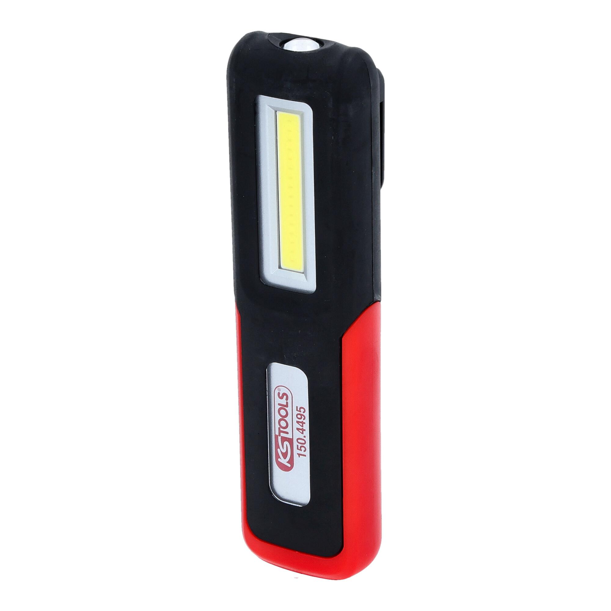 KS Tools Mobile Werkstatt-Handlampe, knickbar, 3 Watt COB LED (150.4495)