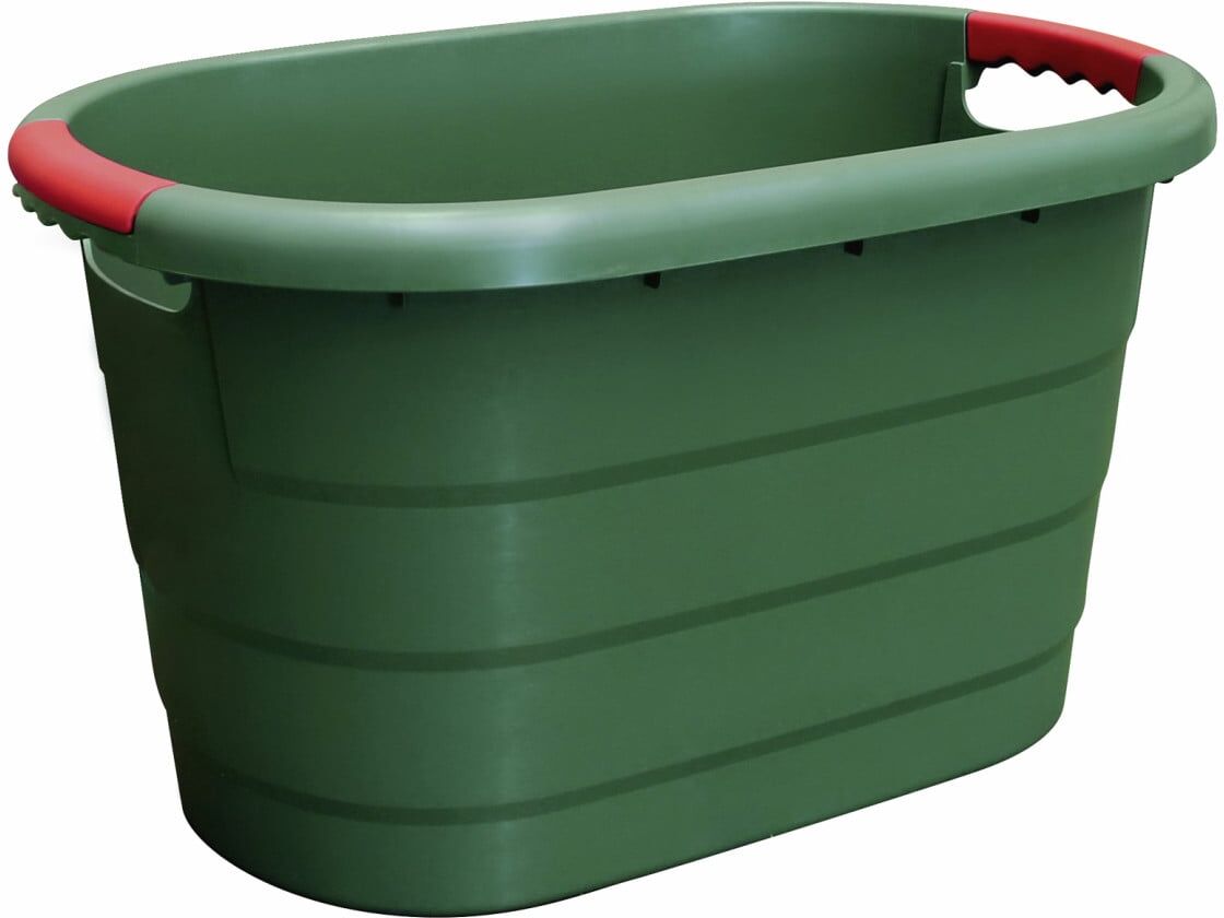 Garantia Gartenkorb Toni 46 L oval grün