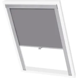 vidaXL Verdunkelungsrollo Grau S06/606