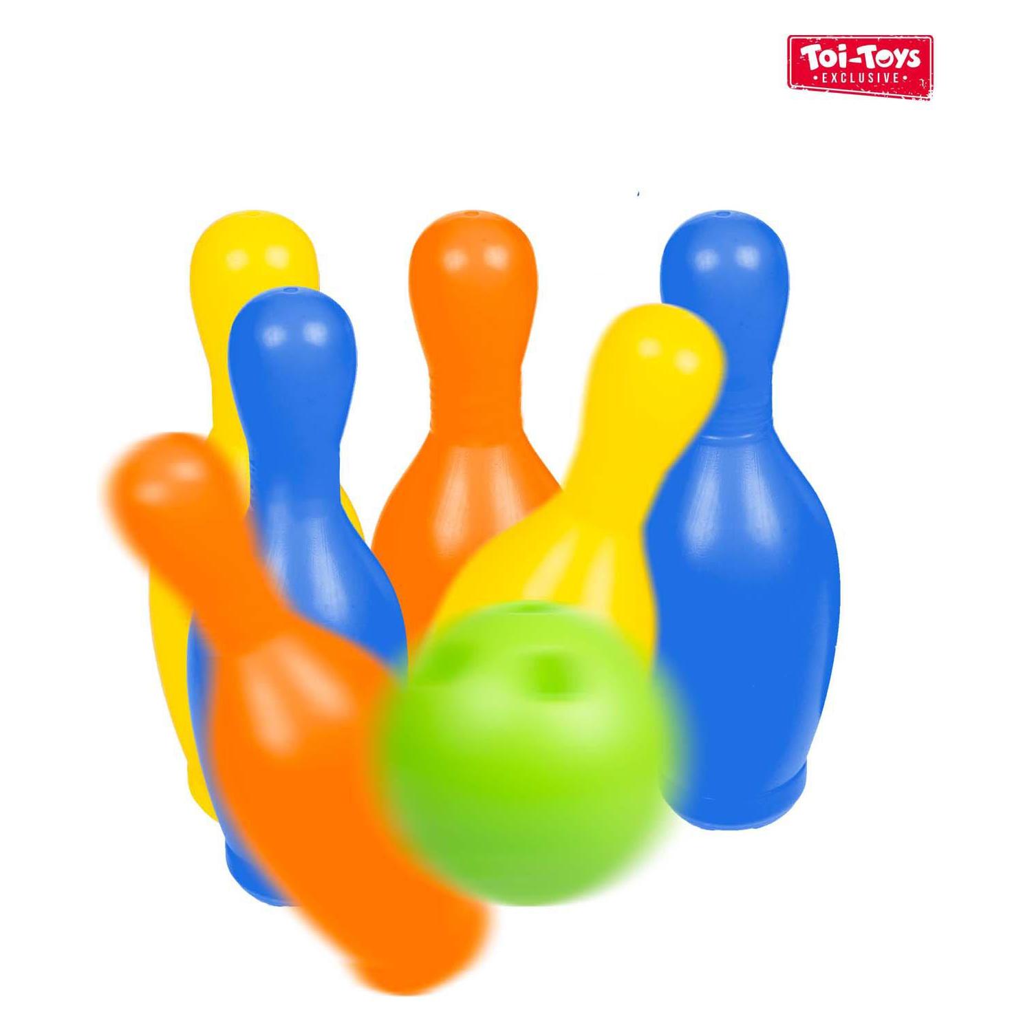 Toi-Toys Bowling-Set Bunt, 7-tlg. (62886614)